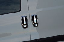 Fiat Doblo II 2010-2022 Chrome Door Handle Covers and Trims (8 pcs, Stainless Steel) Carmos - Turkish Stainless Steel photo 13