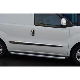 Chrome Door Handle Covers and Trims (8 pcs, Stainless Steel) Fiat Doblo II 2010-2022 photo 2