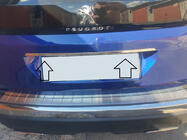 Peugeot 3008 2016-2023 Stainless steel trim above license plate photo 1