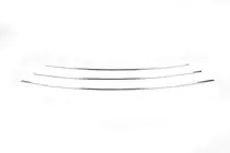 Opel Astra K 2016-2021 Front bumper stainless steel covers (3 pcs) photo 2