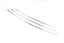 Opel Astra K 2016-2021 Front bumper stainless steel covers (3 pcs) photo 3
