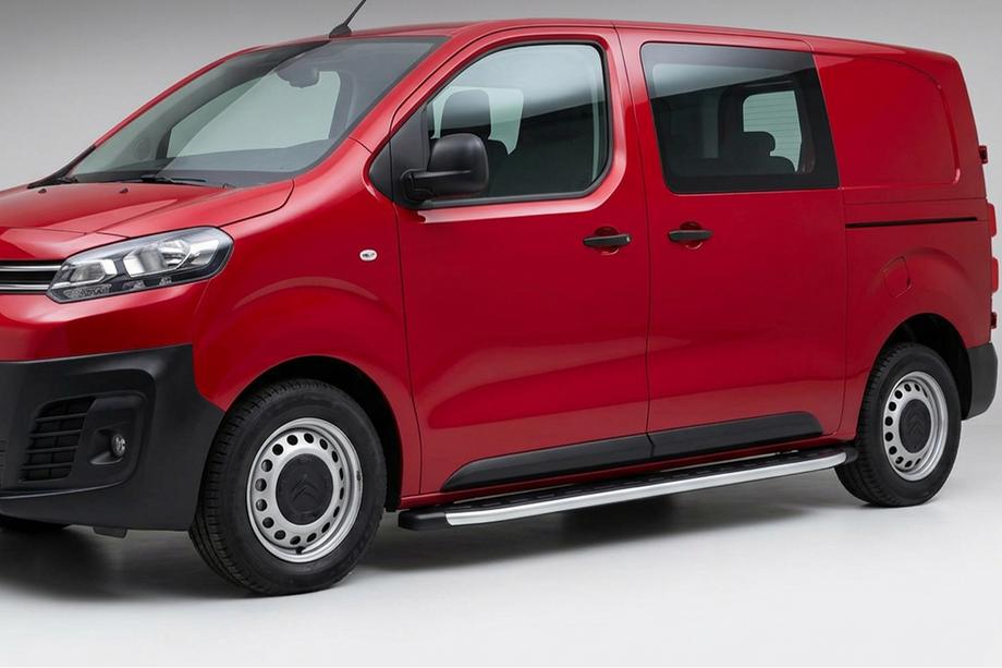 Opel Vivaro 2019- Side Steps Fullmond (2 pcs, aluminum) Image