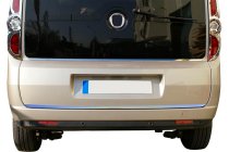 Fiat Doblo II 2010-2022 Rear window lower trim stainless steel photo 5