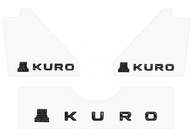 Lexus LX570/450d 2008-2022 Emblem / badge KURO Black Edition (3 pcs) photo 2
