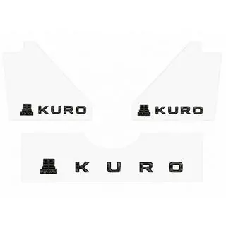 Emblem / badge KURO Black Edition (3 pcs) Lexus LX570/450d 2008-2022 photo 2