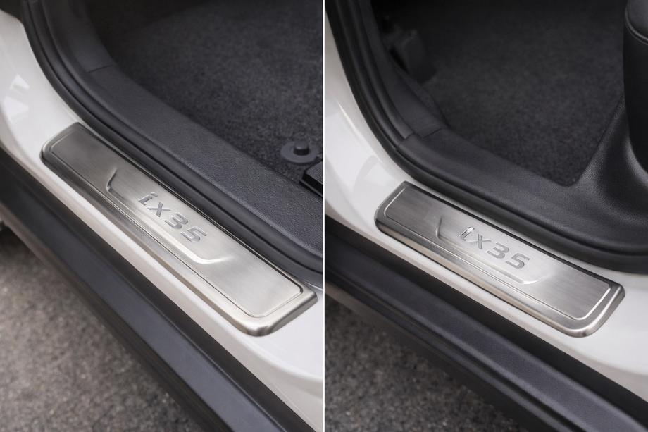 Hyundai IX-35 2010-2015 Door Sill Protectors Libao (4 pcs, Stainless Steel) Image