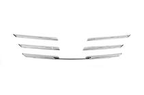 Renault Megane IV 2016-2025 Chrome Grille Covers 2016-2021 (5 pcs, Stainless Steel) Carmos - Turkish Stainless Steel photo 3
