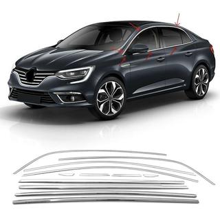 Full Window Trim (Sedan, 12 pcs, Stainless Steel) photo 1
