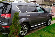 Mitsubishi Outlander 2006-2012 Side Steps Bosphorus Grey (2 pcs, Aluminum) photo 8
