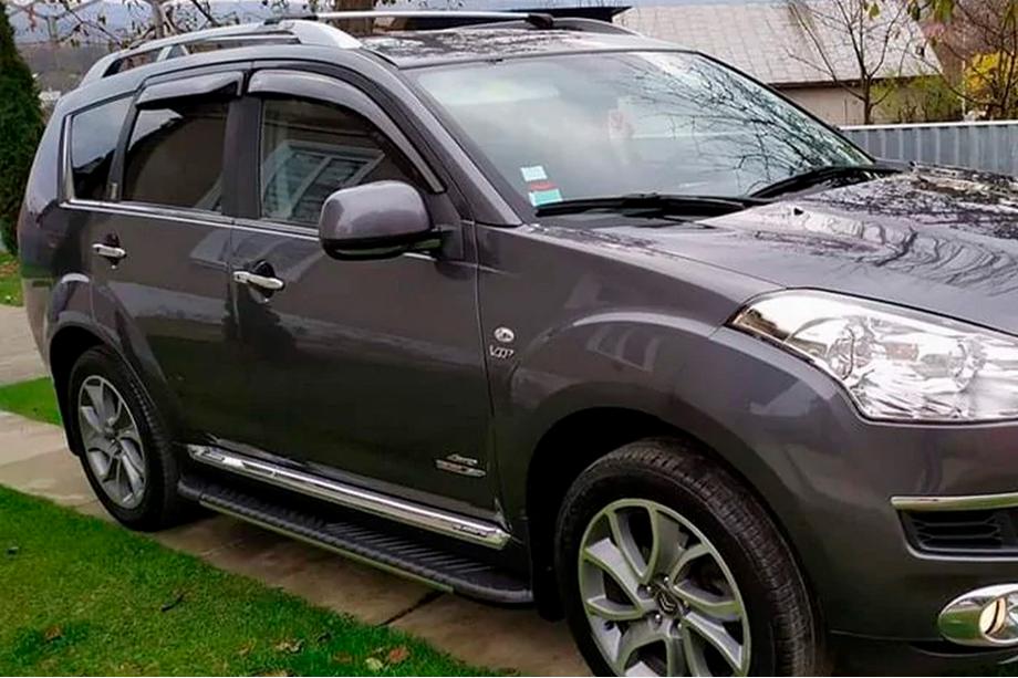 Mitsubishi Outlander 2006-2012 Side Steps Bosphorus Grey (2 pcs, Aluminum) Image