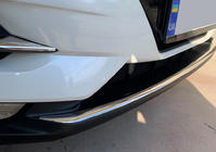 Nissan Qashqai 2014-2021 Stainless Steel Front Bumper Protector (2017↗︎) Carmos - Turkish Stainless Steel photo 1