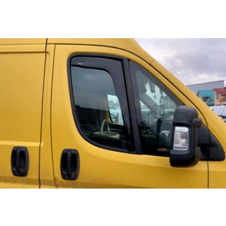 In-channel window deflectors (2 pcs, HIC) Fiat Ducato 2006-2025 photo 1