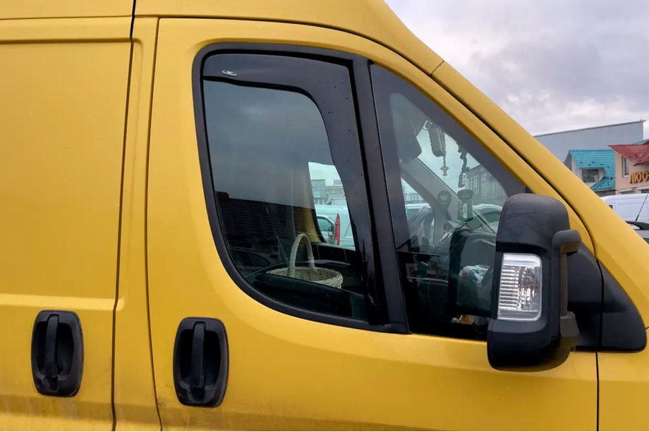 Citroen Jumper 2007-2025 In-channel window deflectors (2 pcs, HIC) Image