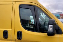 Peugeot Boxer 2006-2025 In-channel window deflectors (2 pcs, HIC) photo 1