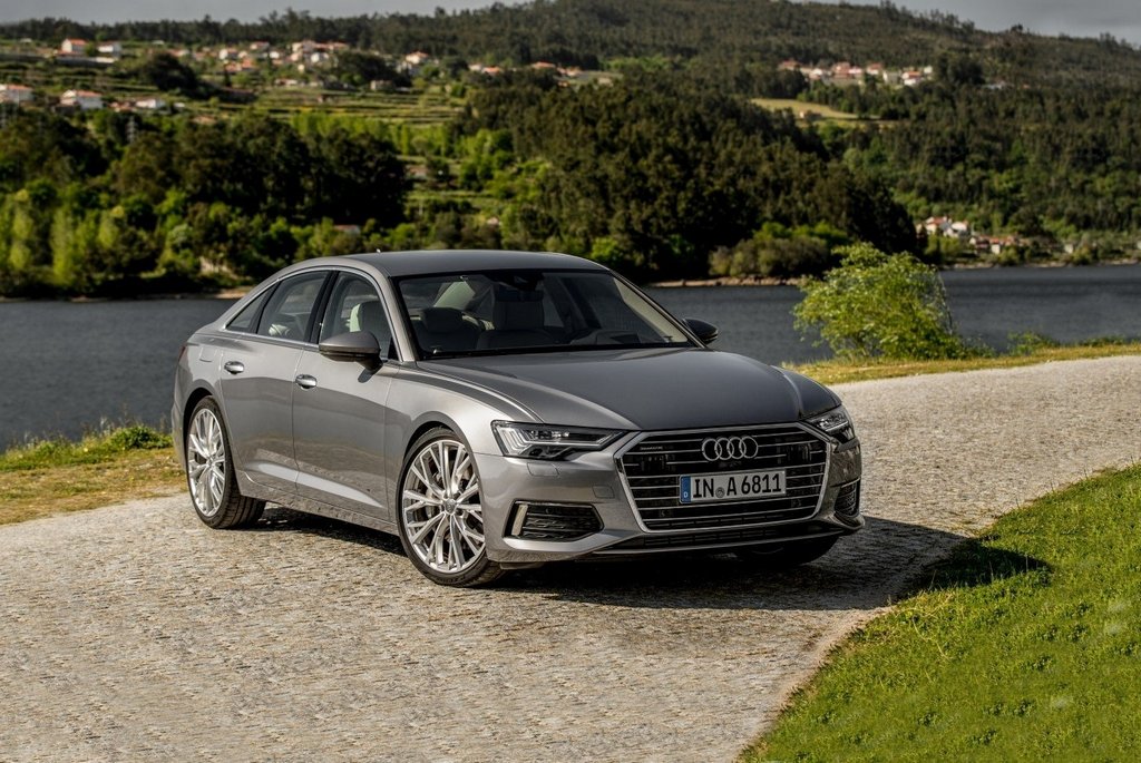 The business sedan Audi A6 is the fifth generation of the