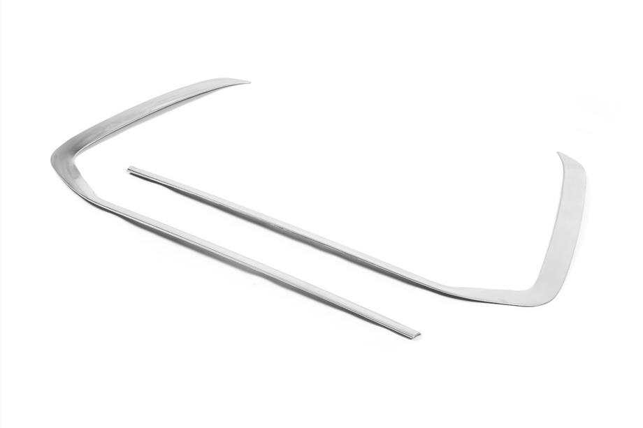 Toyota Land Cruiser 200 2007-2021 Rear Window Corner Trim (2 pcs, Stainless Steel) Photo 5