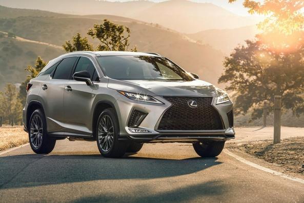 Restyled version of the crossover Lexus RX