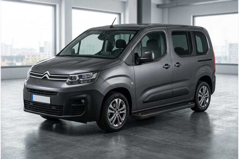 Citroen Berlingo/Multispace 2018- Side Steps Allmond Black (2 pcs, Aluminum) Image