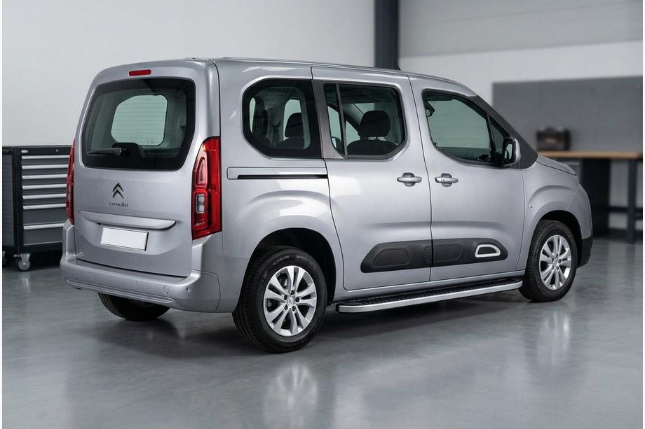 Citroen Berlingo/Multispace 2018- Side Steps Tayga Grey (2 pcs, Aluminum) Image