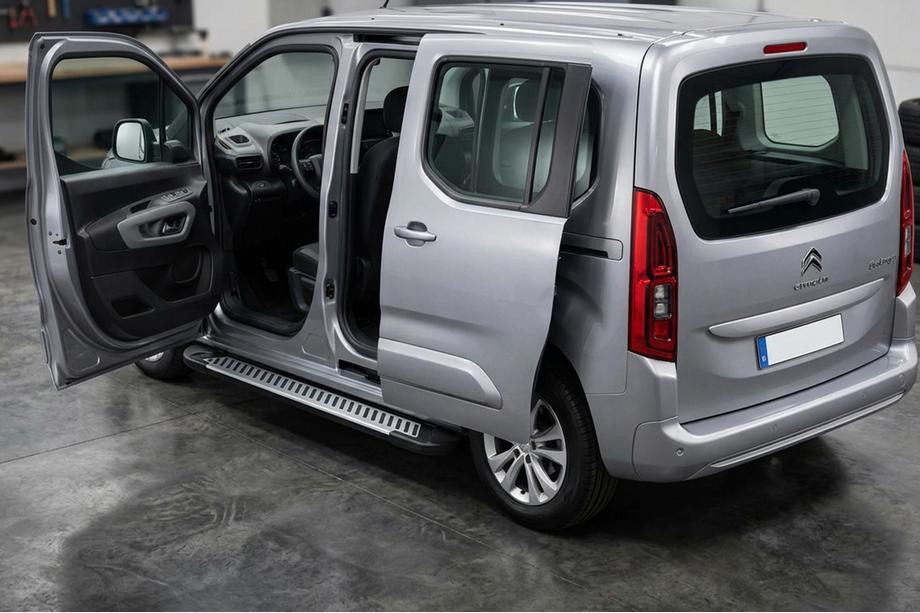 Citroen Berlingo/Multispace 2018- Side Steps Line (2 pcs, Aluminum) Image