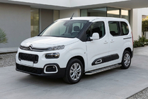 Citroen Berlingo/Multispace 2018- Side Steps Maydos V2 (2 pcs, Aluminum & Stainless Steel) Long Wheelbase photo 1