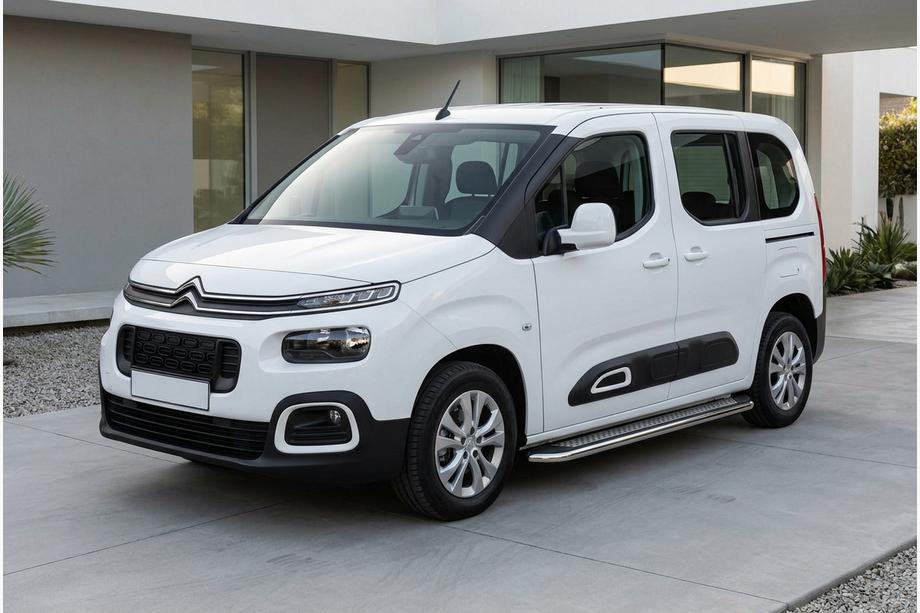 Citroen Berlingo/Multispace 2018- Side Steps Maydos V2 (2 pcs, Aluminum & Stainless Steel) Long Wheelbase Image