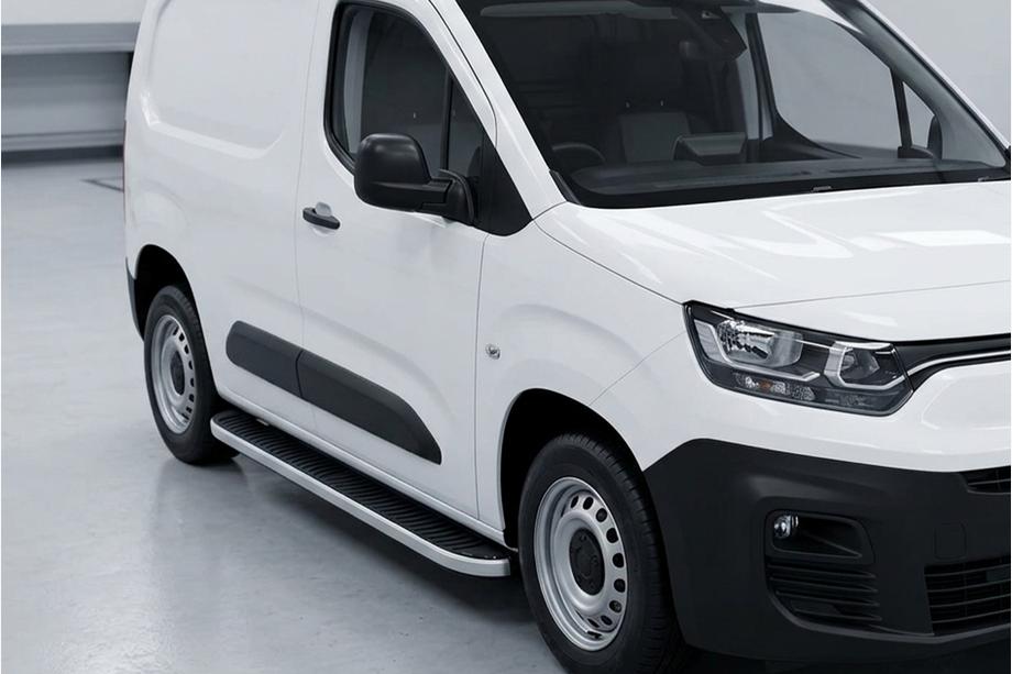 Peugeot Partner/Rifter 2019- Side Steps Tayga Grey (2 pcs, Aluminum) Image