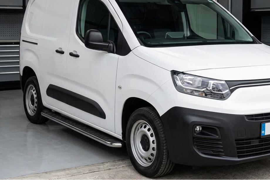 Peugeot Partner/Rifter 2019- Side Steps Maydos V1 (2 pcs, Aluminum & Stainless Steel) Image