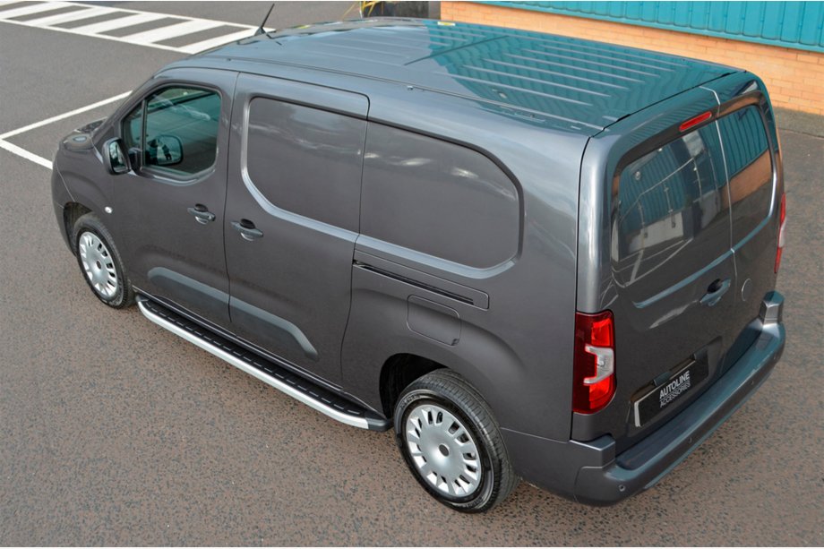 Opel Combo 2019- Side Steps Fullmond (2 pcs, Aluminum) Short Wheelbase Photo 5