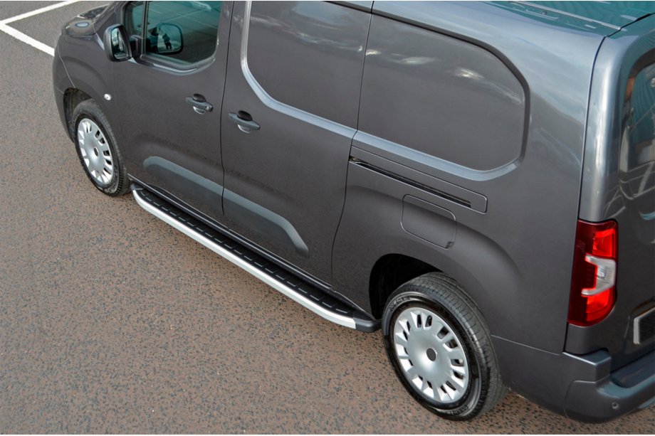 Opel Combo 2019- Side Steps Fullmond (2 pcs, Aluminum) Short Wheelbase Photo 6