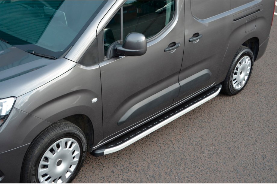 Opel Combo 2019- Side Steps Fullmond (2 pcs, Aluminum) Short Wheelbase Photo 7