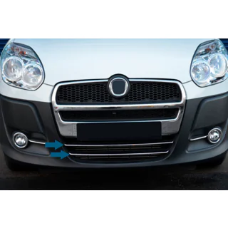 Lower grille trim (2010-2015, 2 pcs, stainless steel) photo 2