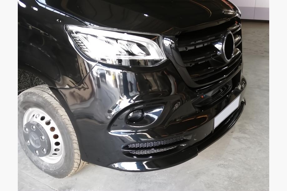 Mercedes Sprinter W907/W910 2018- Front bumper lip V3 (primed for painting) Photo 5
