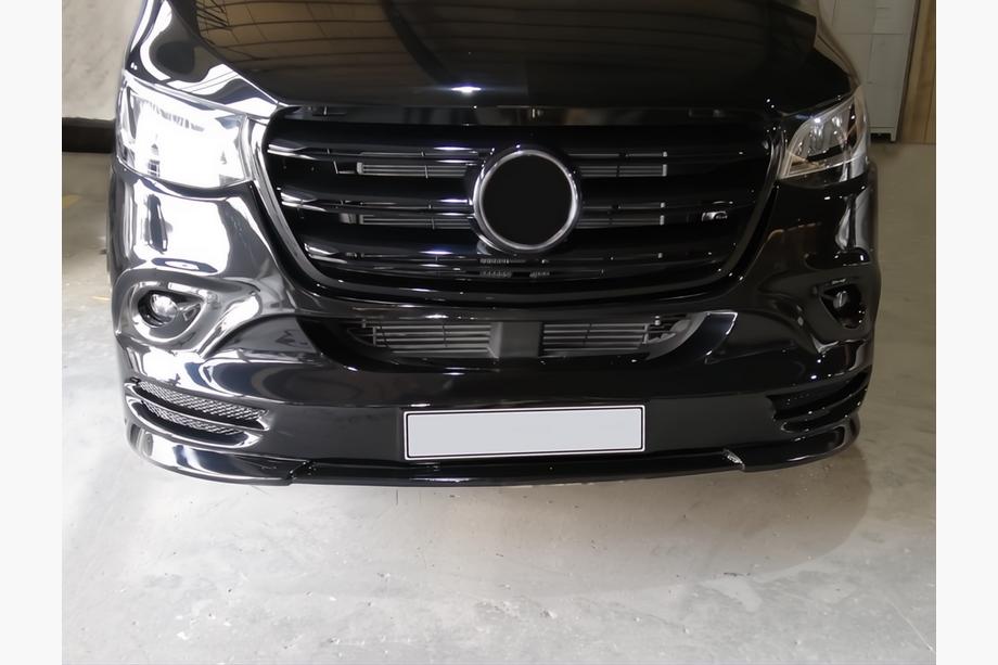 Mercedes Sprinter W907/W910 2018- Front bumper lip V3 (primed for painting) Photo 6