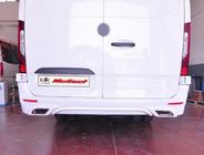 Mercedes Sprinter W907/W910 2018- Rear bumper cover (primed for painting) photo 3