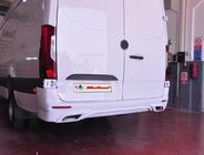 Mercedes Sprinter W907/W910 2018- Rear bumper cover (primed for painting) photo 4