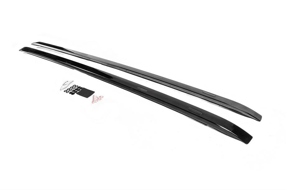 Toyota Land Cruiser 200 2007-2021 Black Roof Rails 2008-2015 (Lexus Design 2018, 2 pcs) Image
