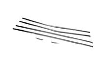 Renault Megane IV 2016-2025 Window Lower Trim (HB, 6 pcs, Stainless Steel) photo 3