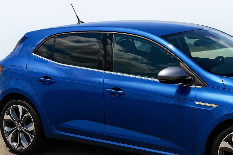 Renault Megane IV 2016-2025 Window Lower Trim (HB, 6 pcs, Stainless Steel) Image