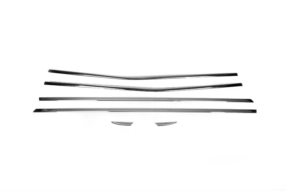 Renault Megane IV 2016-2025 Window Lower Trim (HB, 6 pcs, Stainless Steel) OmsaLine - Italian Stainless Steel Photo 2