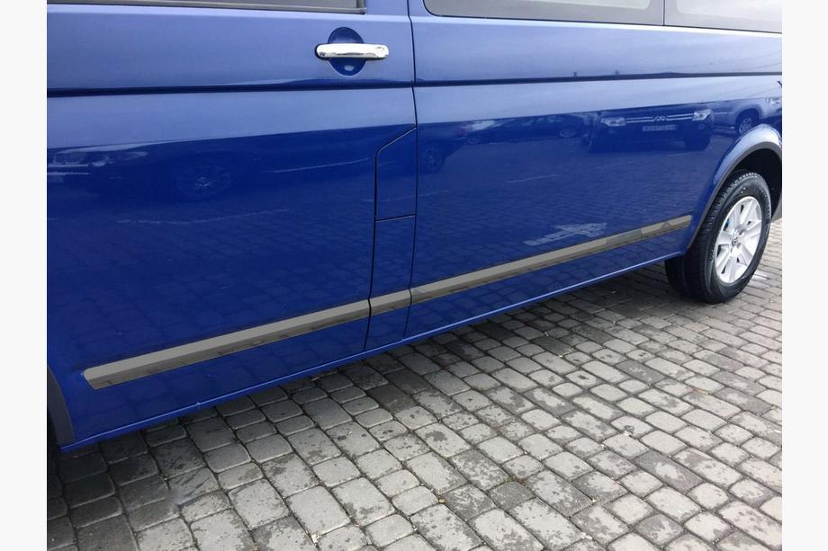 Volkswagen T5 2010-2015 Door Moldings (Stainless Steel, Black Chrome) Image