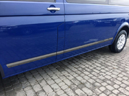 Volkswagen T6 2015-2024 Door Moldings (Stainless Steel, Black Chrome) photo 2