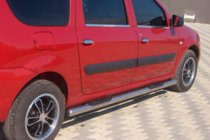 Renault Logan MCV 2005-2013 Side Pipes (2 pcs, Stainless Steel) photo 3