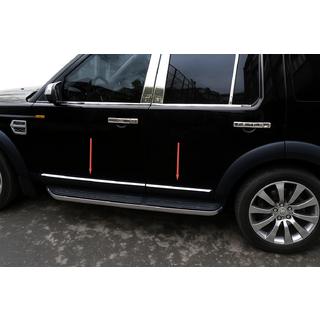 Door Mouldings OmsaLine (4 pcs, Stainless Steel) Land Rover Discovery III 2004–2009 photo 1