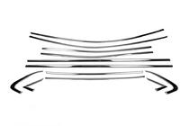 Renault Clio V 2019- Full Window Trim Set Stainless Steel (12 pcs) Carmos - Turkish Stainless Steel photo 2
