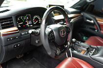 Lexus LX570/450d 2008-2022 Complete anatomical steering wheel (carbon) photo 3