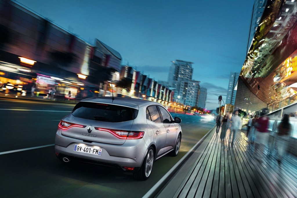 The fourth generation hatchback Renault Megane