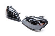Mercedes ML W164 2005-2011 Front headlights with LED element (2005-2008, 2 pcs, dark) photo 4