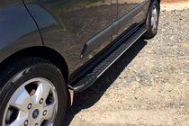 Ford Transit 2000–2014 Side Steps Bosphorus Grey (2 pcs, Aluminum) photo 1
