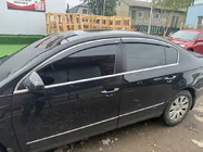 Volkswagen Passat B7 2012-2015 Window deflectors with chrome molding SD (EU, 4 pcs, Niken) photo 7